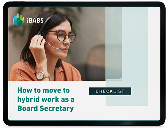 How to move to hybrid work as a board secretary